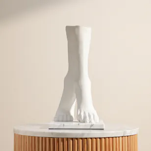 Floward Ballet White Ceramic Vase Floward Ballet White Ceramic Vase