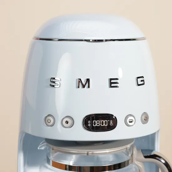Smeg 50's Style Drip Filter Pastel Blue Coffee Machine