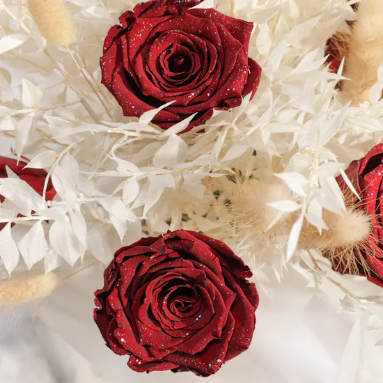 Velvet Rose Elegance Vase