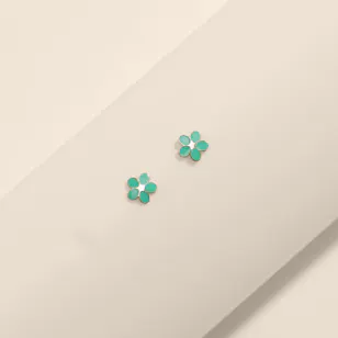 Little Pink Jewelry Freesia Flower Kids Earrings Little Pink Jewelry Freesia Flower Kids Earrings