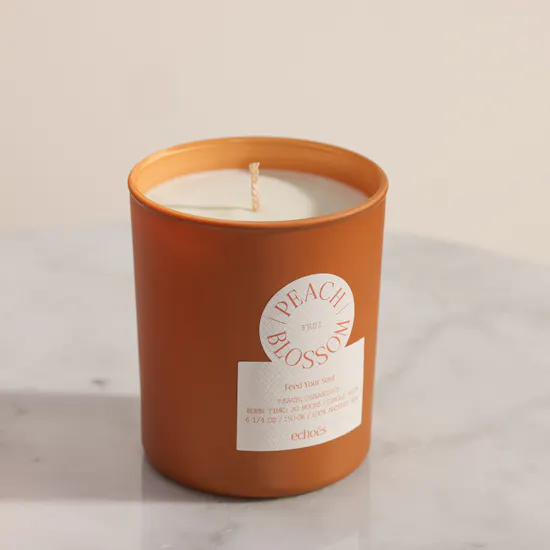Echoes Candle Peach Blossom Small Candle | 150 gm