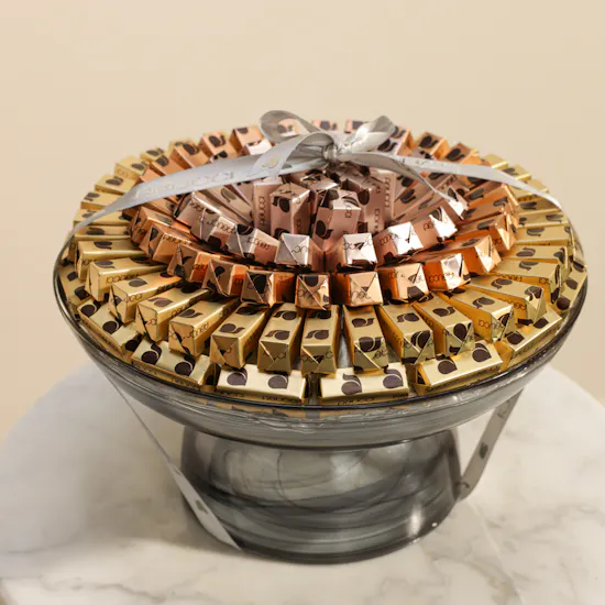 Abucci Chocolate Round Tray