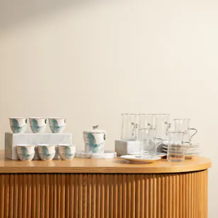 Otantik Veloura Tea And Arabic Coffee Set
