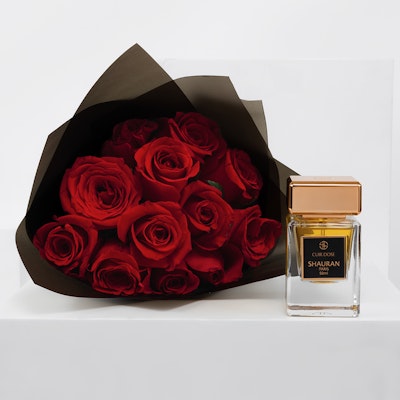 Shauran Paris Cuir Dose  | 50 ml & 12 Red Roses