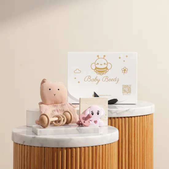 Baby Beedz Pink Baby Girl Gift Set