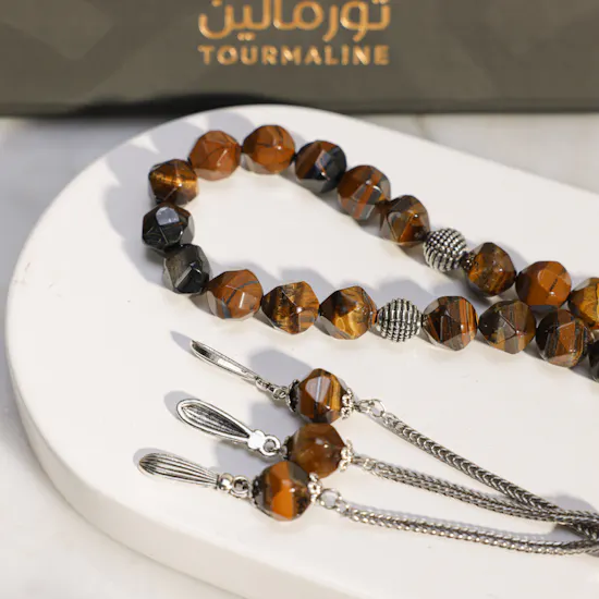 Epock Tourmaline Porcelain Rosary