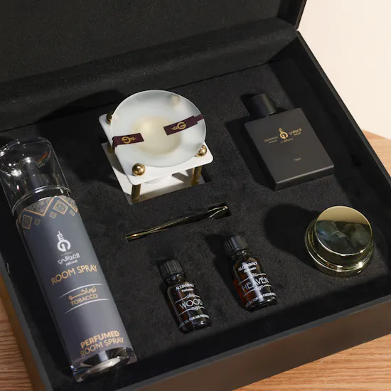 Al Ghawaly Perfumes Luxury Wooden Gift Box
