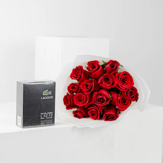 Lacoste L.12.12 Noir Intense for Men | 15 Love Roses