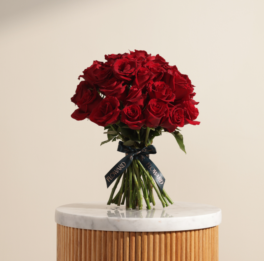 Heartfelt 25 Red Roses Bouquet ♡