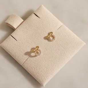 Joolz Gold and Diamond Pawnee Kids Earrings