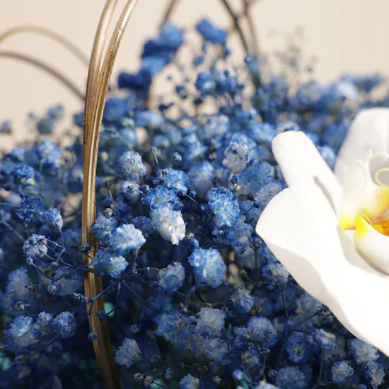 Midnight Sky Flowers Vase
