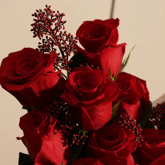 Floward Mix Chocolates | I Love You Red Flowers and Balloon