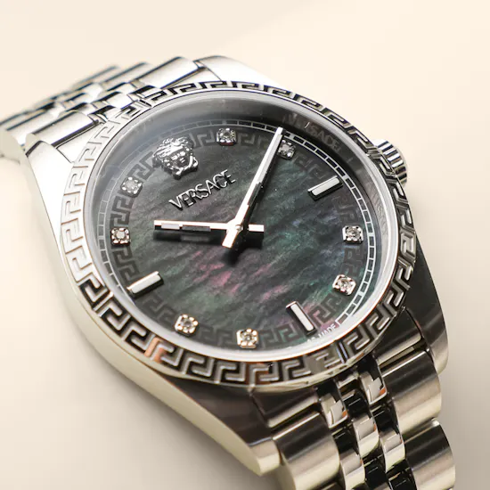 Versace Millenyium Silver and Diamonds Women's Watch