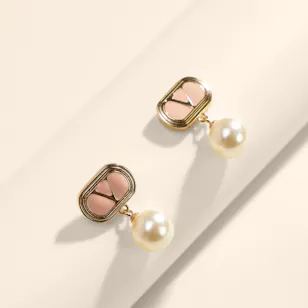 Valentino Garavani Vlogo Signature Pearl Earrings Valentino Garavani Vlogo Signature Pearl Earrings