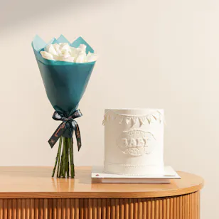 BreadTalk Interactive Gender Reveal Cake | Emotional Flower Bouquet BreadTalk Interactive Gender Reveal Cake | Emotional Flower Bouquet