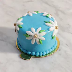 Floward Blueberry Flowers Cake 