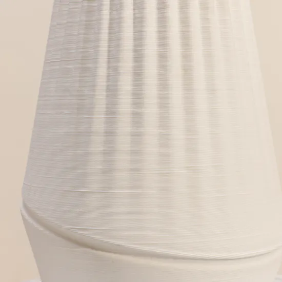 Floward 3D Contemporary Geometric Vase | White