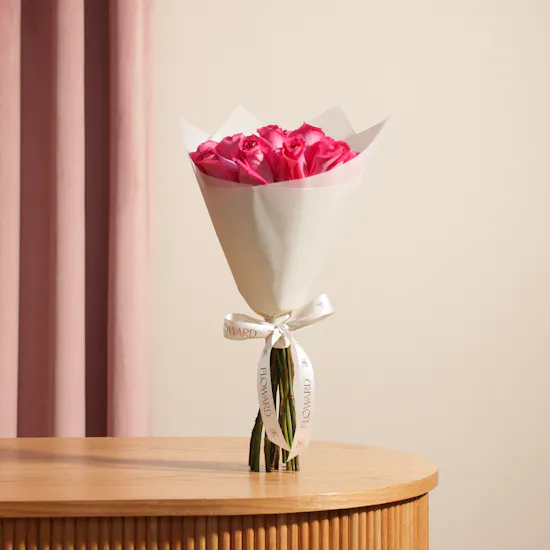 Fuchsia Grace Rose Bouquet