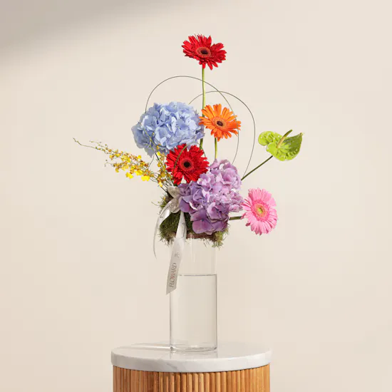 Charming Colorful Flower Vase