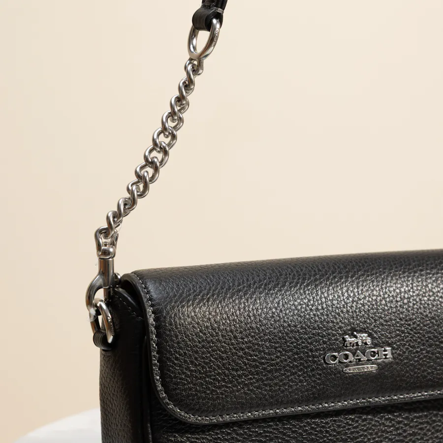 Coach Hailey Flap Black Bag 3