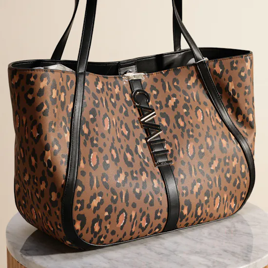 Cavalli Class Alessandra Leopard Shopper Bag