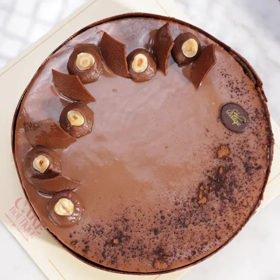 Cake Boutique Hazelnut and Coffee Cake | Flower Bouquet