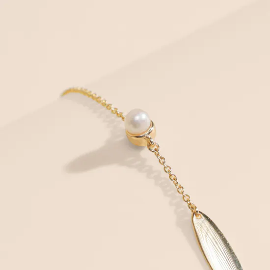 Damas Ara Pearl June Birthstone Gold Kid's Bracelet