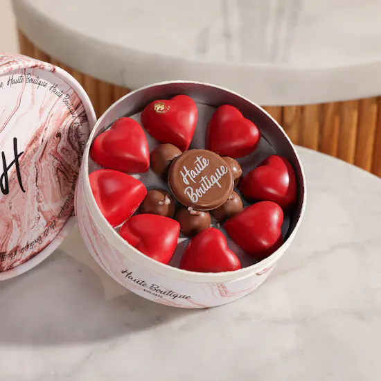 Haute Boutique Mini Love Chocolate Box | Heartleaf Elegance Flower
