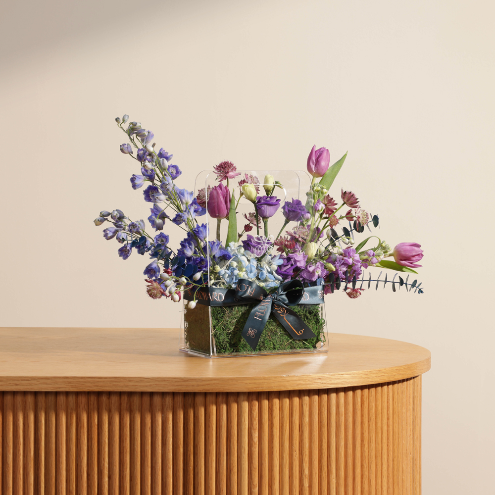 Royal Flowers | Acrylic Bag 