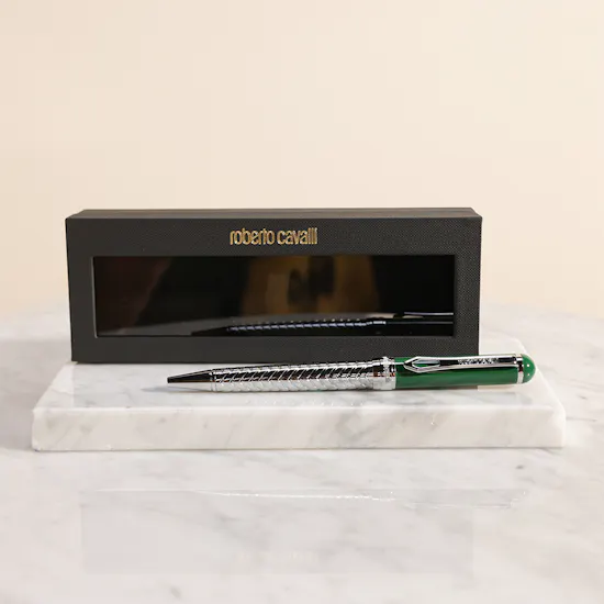 Roberto Cavalli Writing Pen | Charming Roses Bouquet