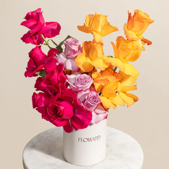 Bright Whispers Roses Box
