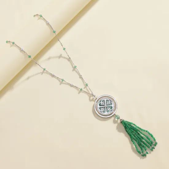 Damas Lace Diamond Women's Necklace