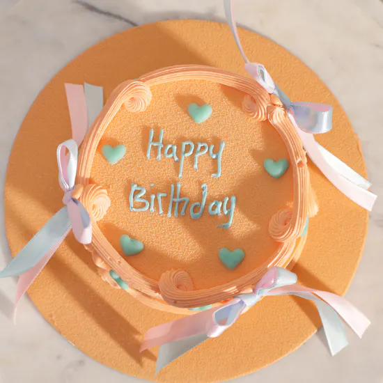 Sweet Atelier Peachy Birthday Cake