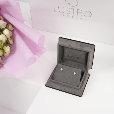 Lustro Diamond Earrings | Pink Bouquet