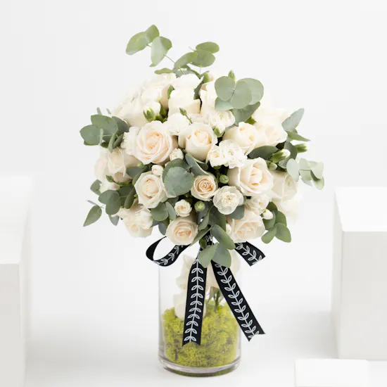 White Floral Centerpiece