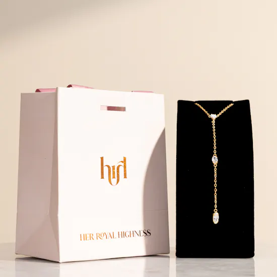 Hrh Notte Gold Plated Necklace