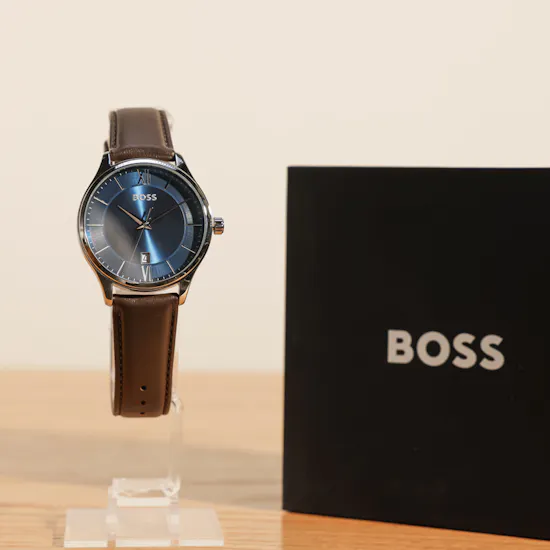 Hugo Boss Brown Leather Watch