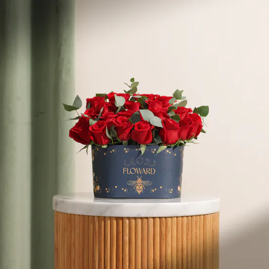 Joyous Red Rose Box