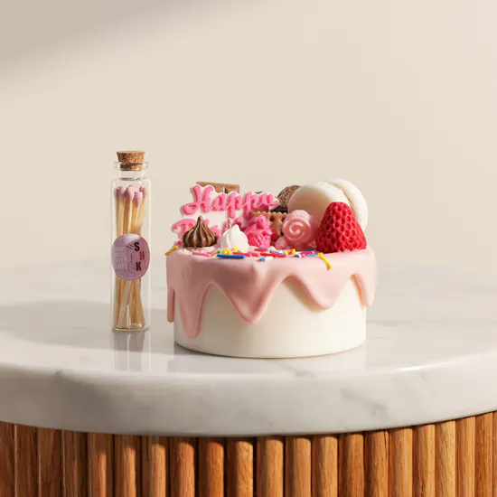 Done By SHK Happy Birthday Cake Candle