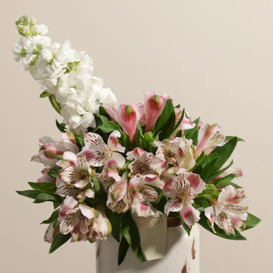 Rosy Clouds Flower Vase