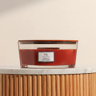 Woodwick Ellipse Jar Cinnamon Chai Candle