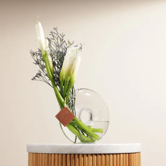 Calla White Vase