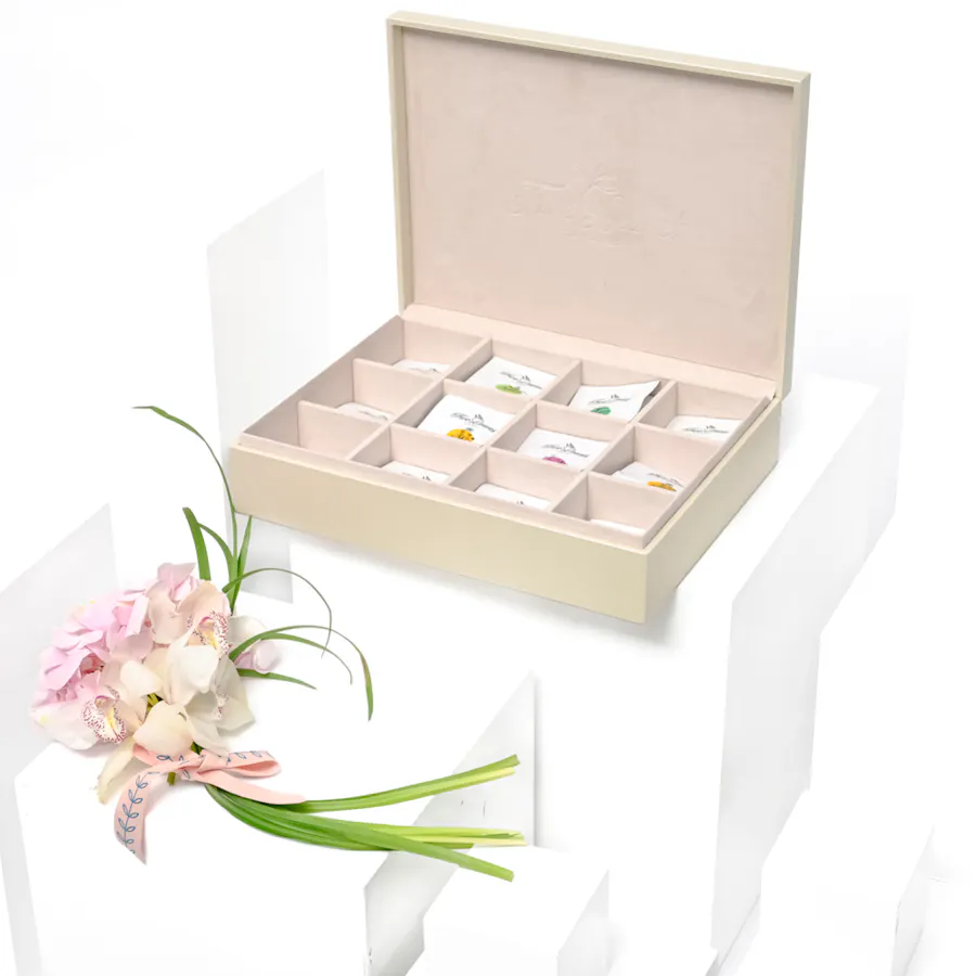 Five Leaves Tea with Delicate Blooms Bouquet  6