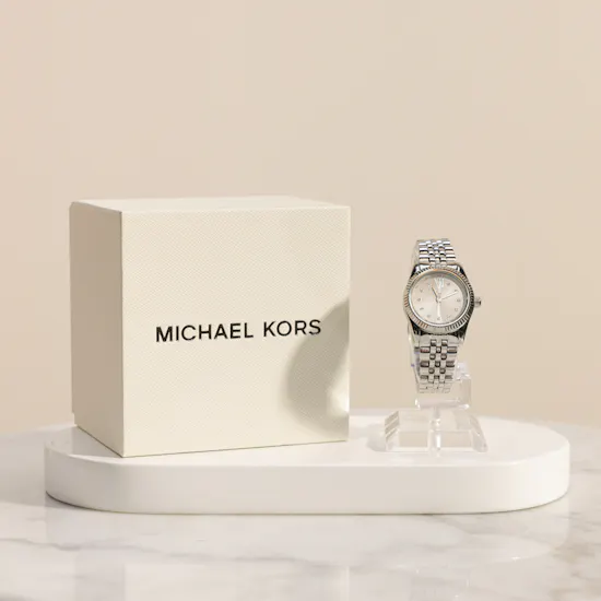Michael Kors Lexington Silver Women Watch