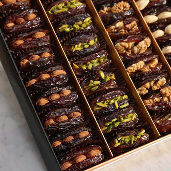 Sinwan Assorted Stuffed Medjool Dates Box