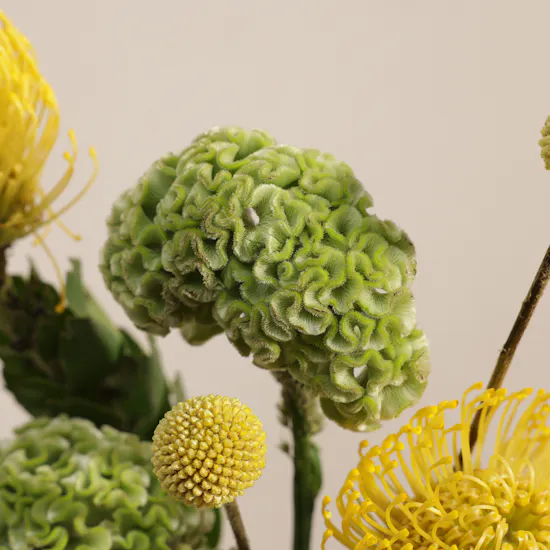 Golden Flower Vase