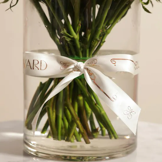Charming Pink Rose Vase | 35 Roses
