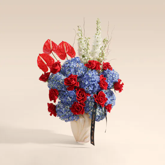 Love in Bold Strokes Flower Vase