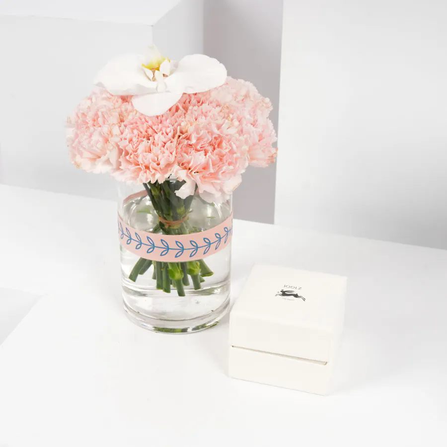 Joolz Baby Diamond Earrings | Carnations  4