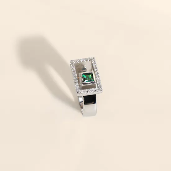 Floward Virelle Silver Men's Ring | Size 8